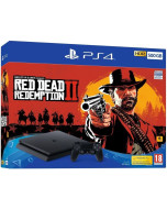 Игровая приставка Sony PlayStation 4 Slim 500Gb Black (CUH-2216A) + Игра Red Dead Redemption 2